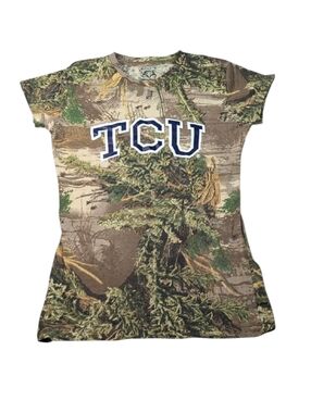 Realtree TCU Camouflage T-Shirt Size Small *Please Read